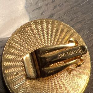 Amerique Gold Clip-On Earrings